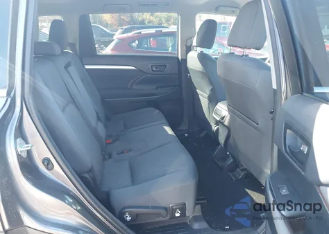 2015 Toyota Highlander Le V6 from USA, damaged, VIN 5TDBKRFH6FS142590